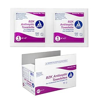 Dynarex BZK Antiseptic Towelettes - 5