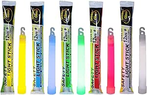 Industrial Grade Glow Sticks(12-90PCS) 6 inches Ultra Bright Emergency Light Sticks for Camping Accessories Hurricane Supplies,Earthquake, Survival Kit More Lasts Over 12 Hours……