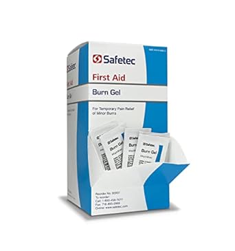 Safetec Burn Gel 0.9 gram 144 count box