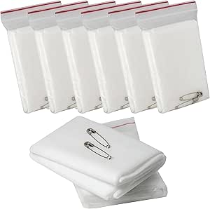 Triangular Bandages [Pack of 6] First Aid Triangle Splint Bandage with Safety Pins [40